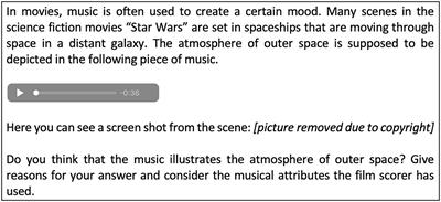 Why are certain items more difficult than others in a competency test for music–related argumentation?